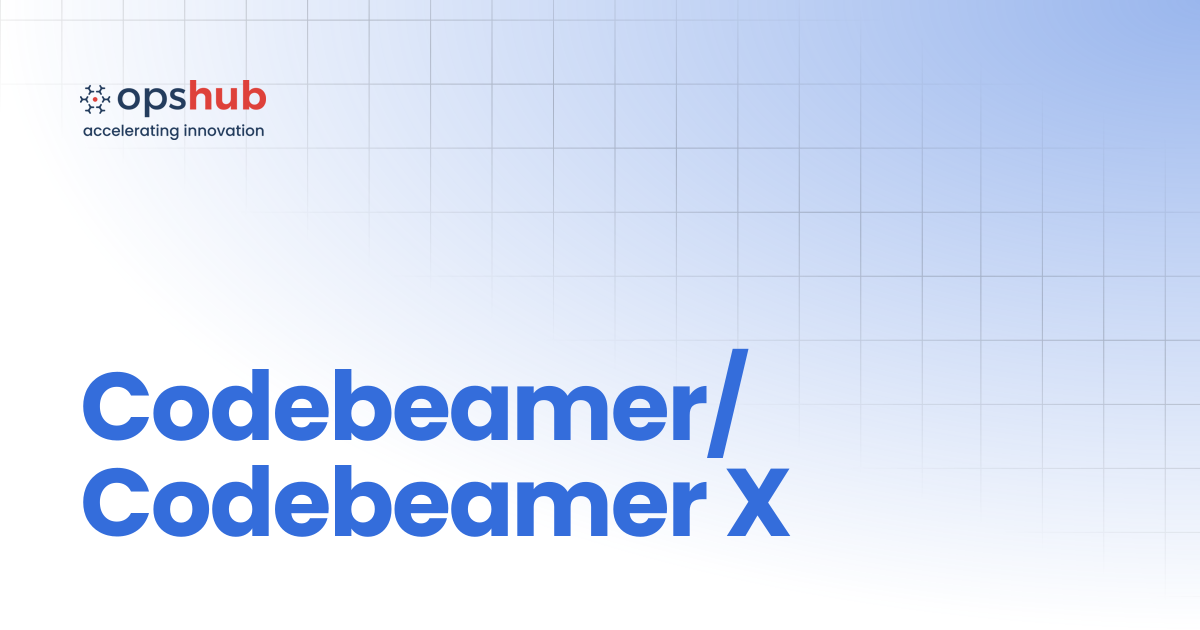 Codebeamer/Codebeamer X | V7.206 | OpsHub Product Guide