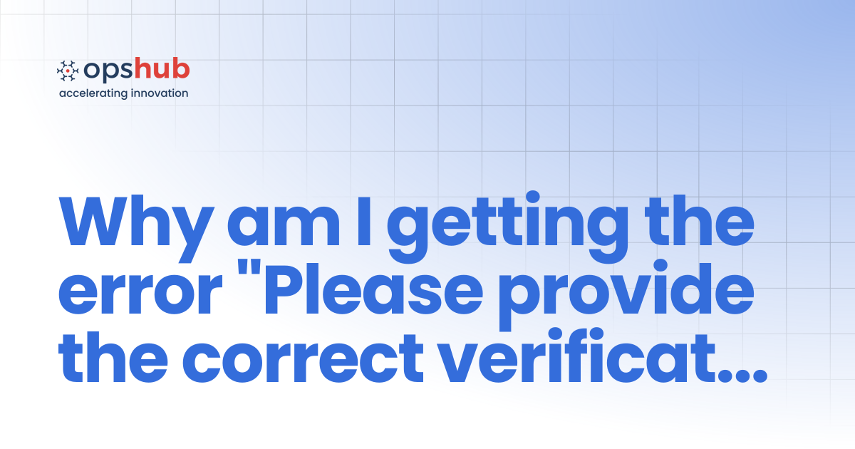 Why am I getting the error 